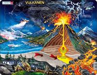 Selecta Larsen legpuzzel vulkanen, 70st. - thumbnail