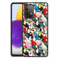 Samsung Galaxy A72 (5G/4G) Dierenprint Telefoonhoesje Birds - thumbnail