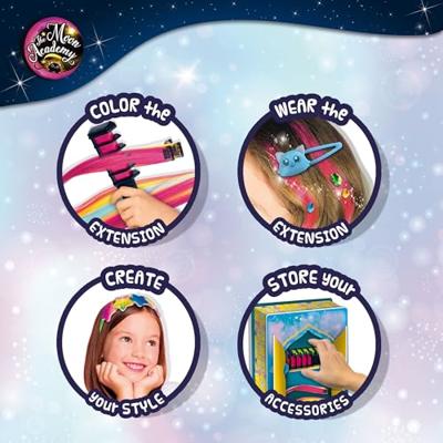 Kapsalon - Creatieve vrijetijdsset - THE MOON ACADEMY - Diverse accessoires, kleurstoffen