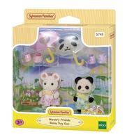 Sylvanian Families Duo peutervriendjes regendag - thumbnail