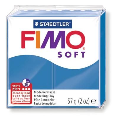 Boetseerklei Fimo soft 57 gram pacificblauw
