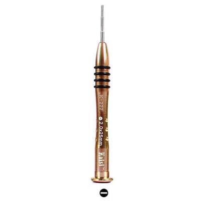 K-222 Precision schroevendraaiers professionele reparatie opening tool voor mobiele telefoon Tablet PC (Straight: 2 0)