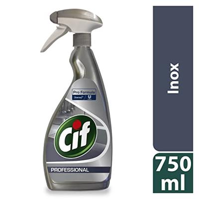 Cif roestvrij staal en glas reiniger, flacon van 750 ml