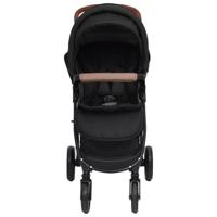 VidaXL Kinderwagen 2-in-1 staal antracietkleurig - thumbnail