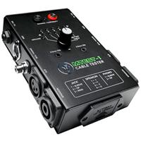 Mackie Kabel Tester, 5-weg schakelaar Batterijgevoede Connector Test, Zwart, (MTest-1) - thumbnail