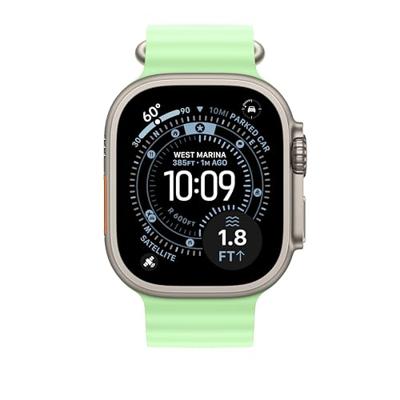 Apple Watch Band - Ocean Band Extension - 49 mm - Neongroen - Extra large
