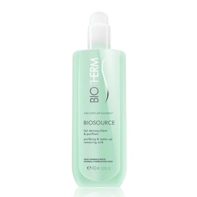 Biotherm Biosource Purifying & Make-Up Removing Milk 400ml