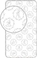 Disney bambi hoeslaken stars - Eenpersoons - 90 x 200 cm - Katoen - thumbnail