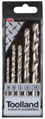 Toolland metaalborenset 4,5,6,8,10mm
