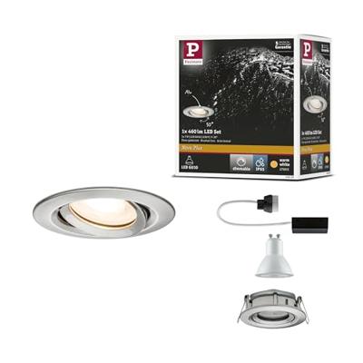 Paulmann Nova Inbouwlamp voor badkamer LED GU10 7 W IP65 IJzer (geborsteld)
