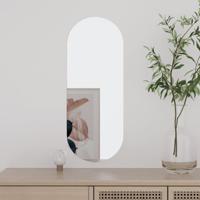 VidaXL Wandspiegel 20x50 cm ovaal glas - thumbnail