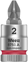 Wera 8751 A 05003351001 Kruiskop Phillips Dopsleutel-bitinzet PH 2 1/4 (6.3 mm) - thumbnail
