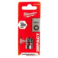 Milwaukee Accessoires Shockwave Gen II PZ2 25mm 2stuks - 4932430863 - thumbnail