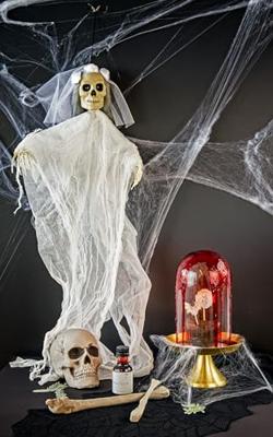 Hangdecoratie Bruid Skelet Halloween (90cm)