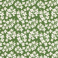 Cadeaupapier 50cm des. 1024 Groen + Margrieten - thumbnail