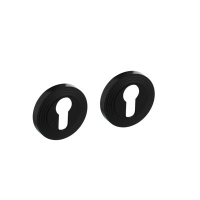 Intersteel Rond cilinderrozetTira met nok zwart - 0023.317887