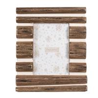 Clayre & Eef Fotolijst 13x18 cm Bruin Hout Glas Rechthoek Fotokader - thumbnail