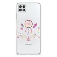 Samsung Galaxy A22 5G Telefoonhoesje met Naam Boho Dreamcatcher - thumbnail