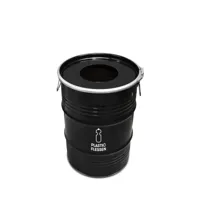 Statiegeld prullenbak 60L - Plastic flessen - Met gat in deksel - thumbnail