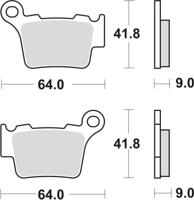 TRW remblokken "mcb 743 brake pad mcb 743 si sintered metal - thumbnail