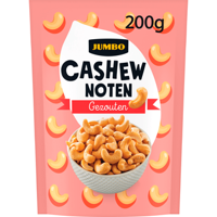 Jumbo Cashewnoten Gezouten 200 g - thumbnail