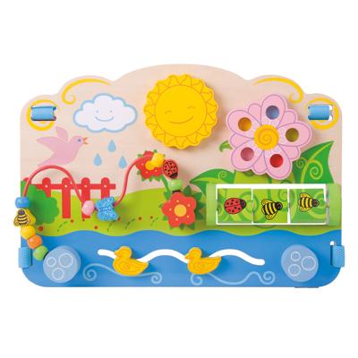 Bigjigs houten activiteitenbord bloem