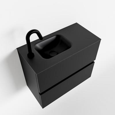 MONDIAZ ADA 60cm toiletmeubel urban. LEX wastafel urban links 1 kraangat MONDIAZ ADA 60cm toiletmeubel urban. LEX wastafel urban links 1 kraangat