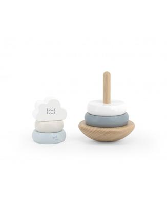 Label Label Stapeltoren Blauw