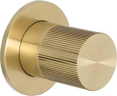 Ben Engraved Line afdekset voor inbouw wastafelkraan geborsteld messing pvd-coating