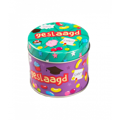 Snoepblik Geslaagd