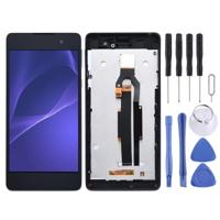 LCD-scherm en Digitizer met Frame voor Sony Xperia E5 F3311 F3313(Black) - thumbnail