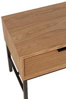 J-Line Bijzettafel Op Onderstel Hout/Metaal Naturel - thumbnail