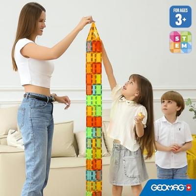 Oku Geomag magnetic tiles gems 32 delig - thumbnail