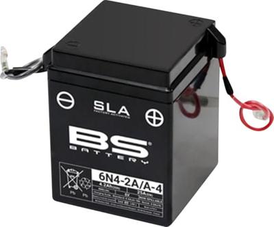 BS-BATTERY Din: 00414, jap. aand.: 6n4-2 a-4 battery 6n4-2a/a4 bs sla
