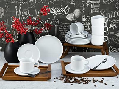 Creatable Serviesset Chef Collection (18-delig koffieservies, Wit)