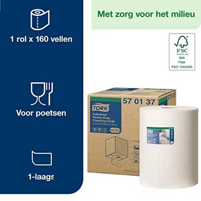 TORK 570137 570137 Schoonmaakdoek 1 lagen
