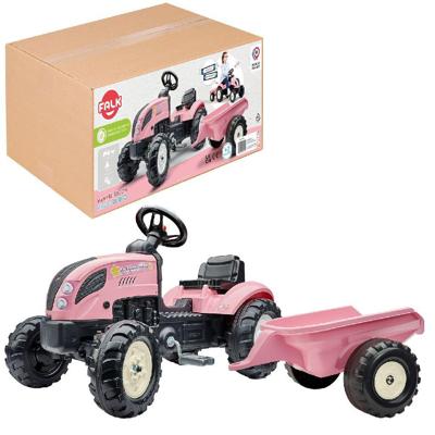 Falk Tractor Country Farmer Set Pink 2+ Falk Tractor Country Farmer Set Pink 2+