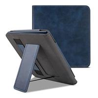 Lunso - Luxe sleepcover stand hoes - Kobo Sage (8 inch) - Blauw - thumbnail