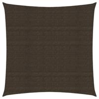 VidaXL Zonnezeil 160 g/m² 2x2 m hdpe bruin - thumbnail