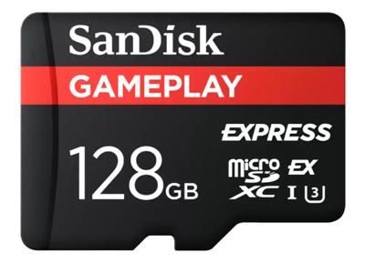 Sandisk MicroSDexpress Gameplay 128GB 880mb/480mb/s Sandisk MicroSDexpress Gameplay 128GB 880mb/480mb/s