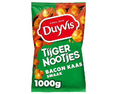 Duyvis tijgernootjes bacon kaas (1 kg)