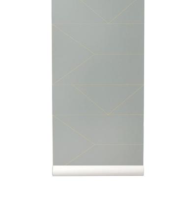 Ferm Living Lines Behang - Grijs Ferm Living Lines Behang - Grijs