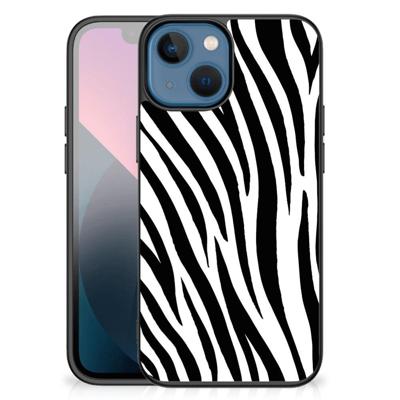 Apple iPhone 13 mini Dierenprint Telefoonhoesje Zebra Apple iPhone 13 mini Dierenprint Telefoonhoesje Zebra