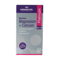 Mannavital Mariene magnesium + calcium platinum 120 Vegetarische capsules - thumbnail