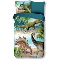 Good Morning Kinderdekbedovertrek "dinosaurussen" - Multi - (140x200/220 cm) - Katoen - thumbnail