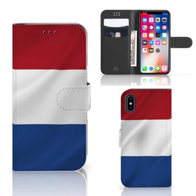 Apple iPhone X | Xs | Bookstyle Case | Nederlandse Vlag