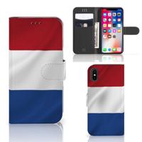 Apple iPhone X | Xs | Bookstyle Case | Nederlandse Vlag - thumbnail