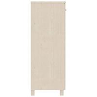 Schoenenkast HAMAR 85x40x108 cm massief grenenhout honingbruin - thumbnail
