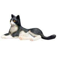 Mojo farmland liggende kat zwart/wit 387367 - thumbnail