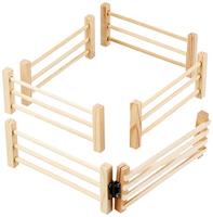 Kids Globe houten hekken 1:32, 6st. - thumbnail